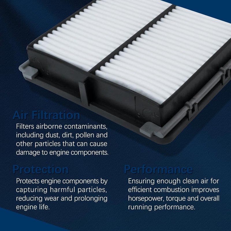 VINMS CA11943 Engine Air Filter for 2017-2024 Hyundai Palisade,Santa Fe,Santa Fe Sport,2016-2024 Kia Sedona,Sorento,Telluride 28113-A9100 - Image 5